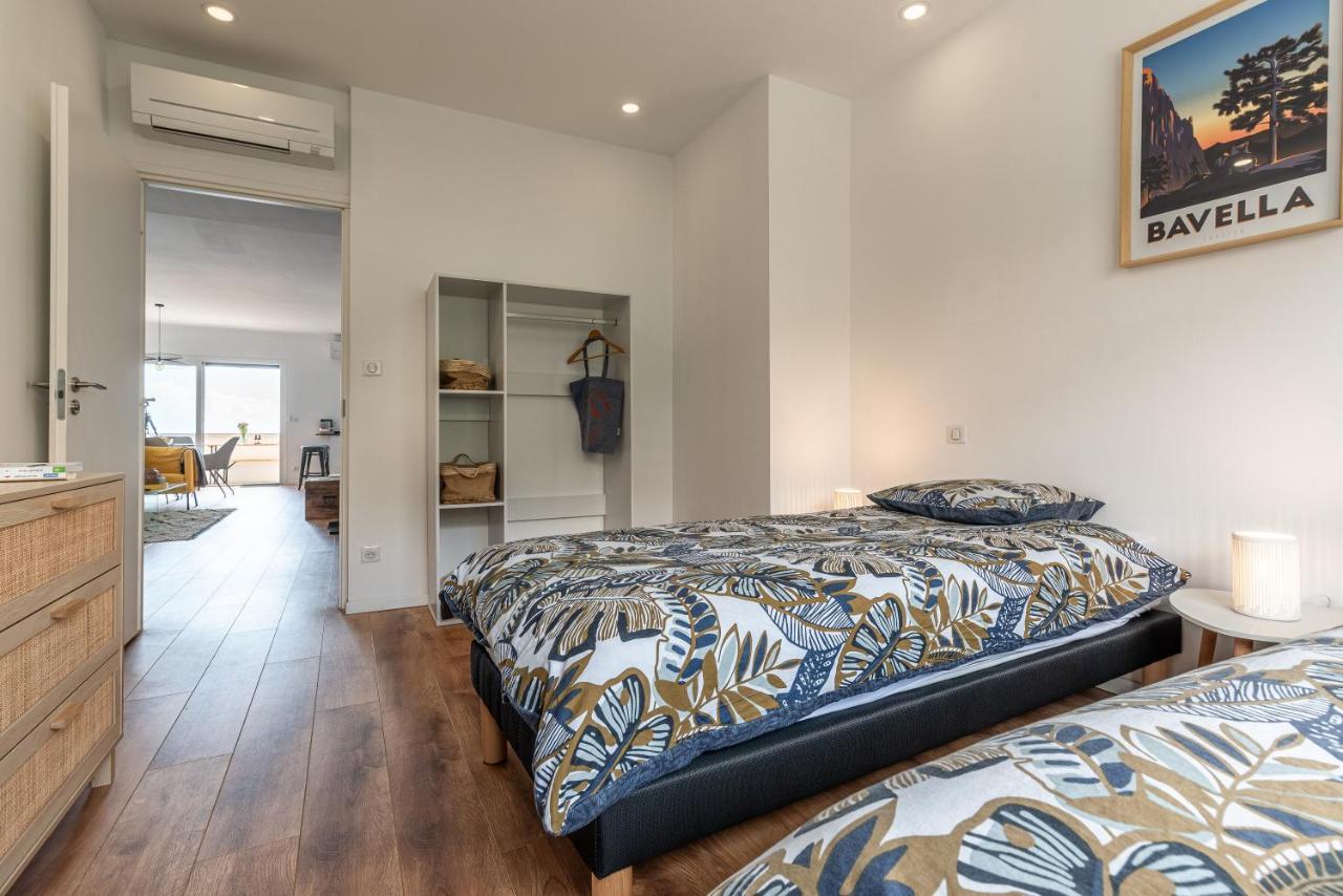 Magnifique Appartement Vue Mer, Spacieux Et Traversant Ajaccio  Kültér fotó